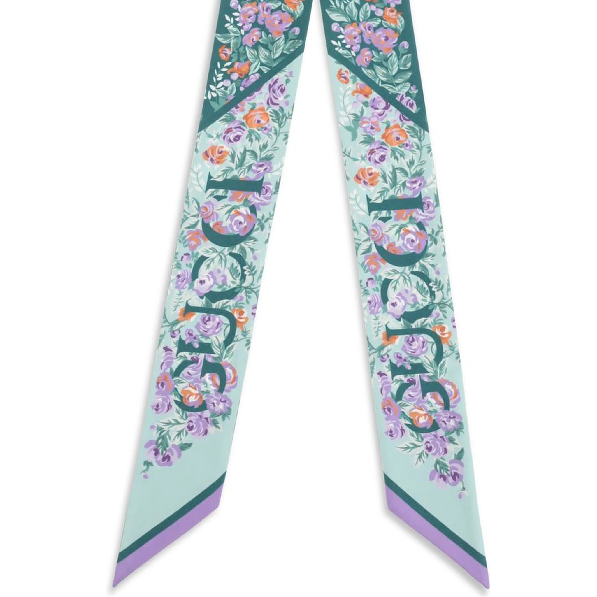 Multicolor Silk Scarf
