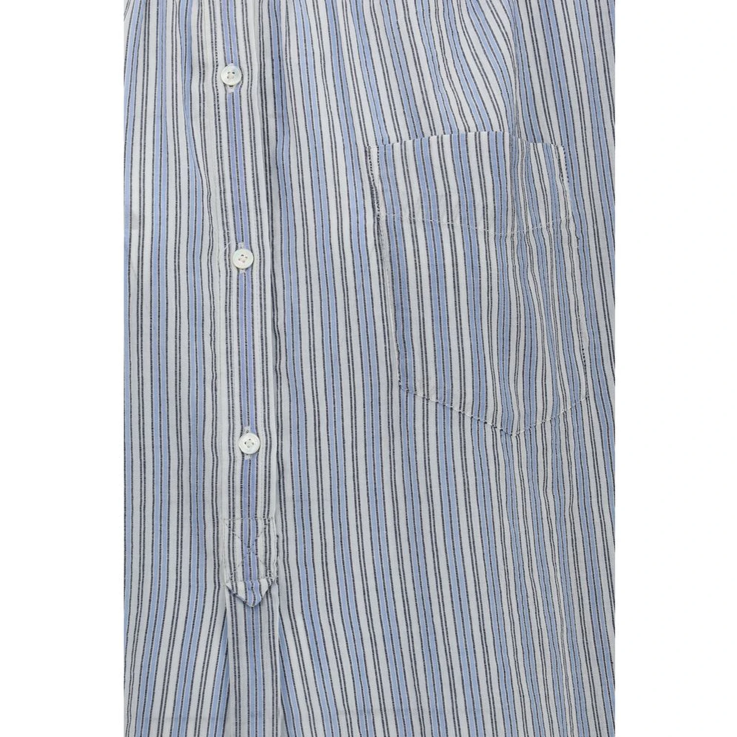Blue Cotton Blouse