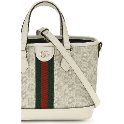 White Fabric Shoulder Bag