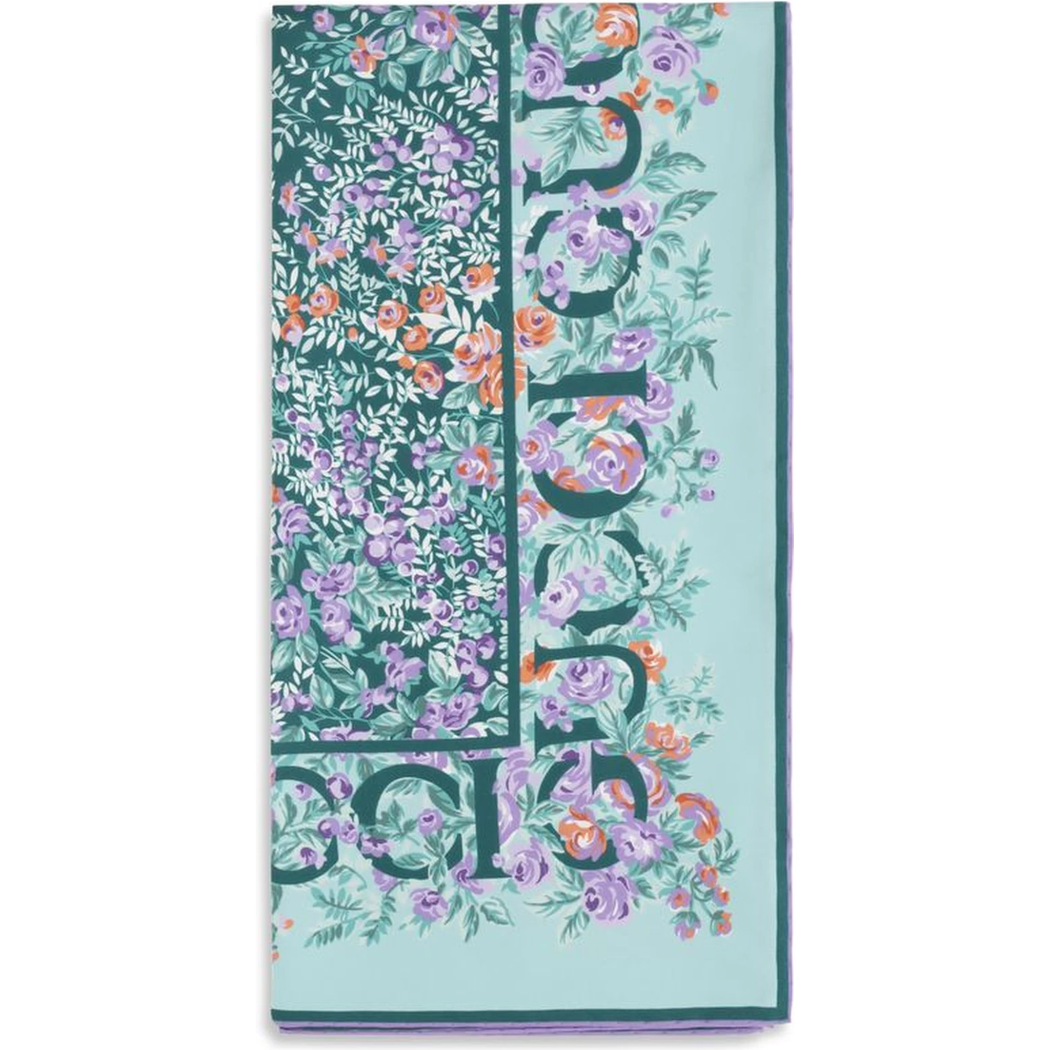Multicolor Silk Scarf