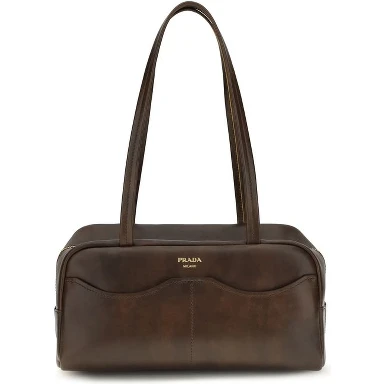 Brown Calf Leather Bos Taurus Shoulder Bag