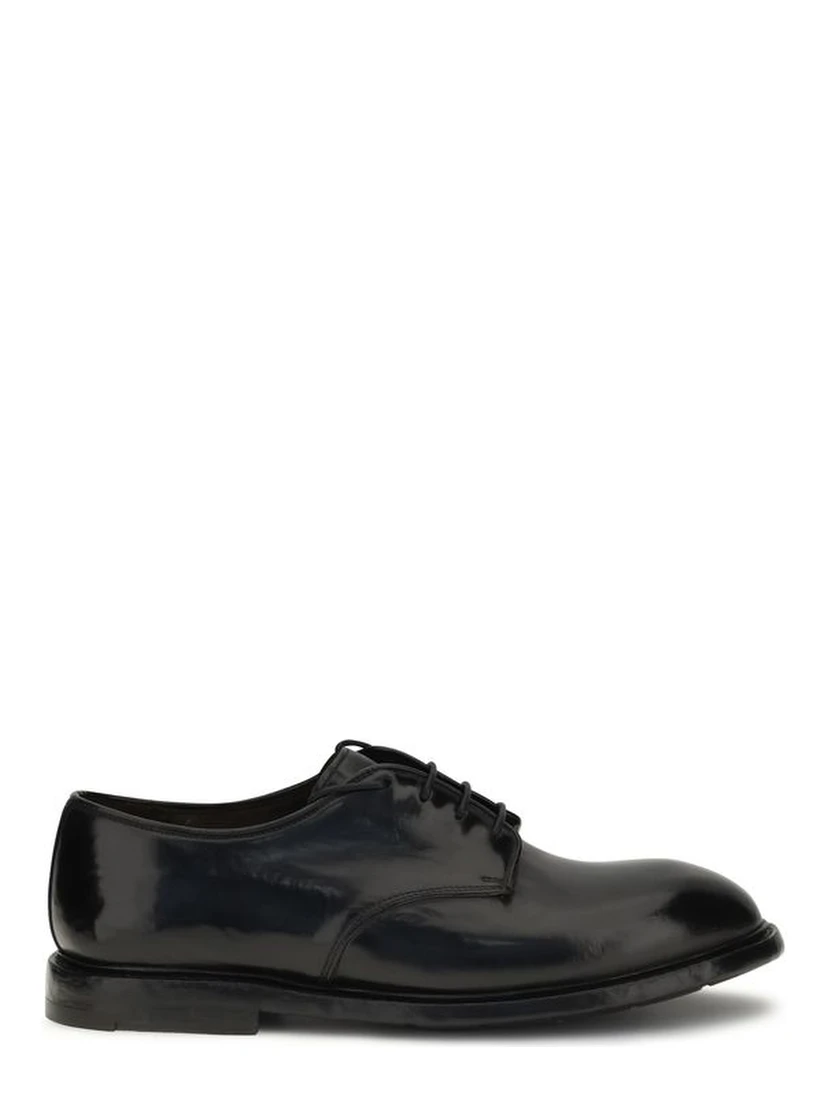 Black Calf Leather Bos Taurus Oxfords And Derbies