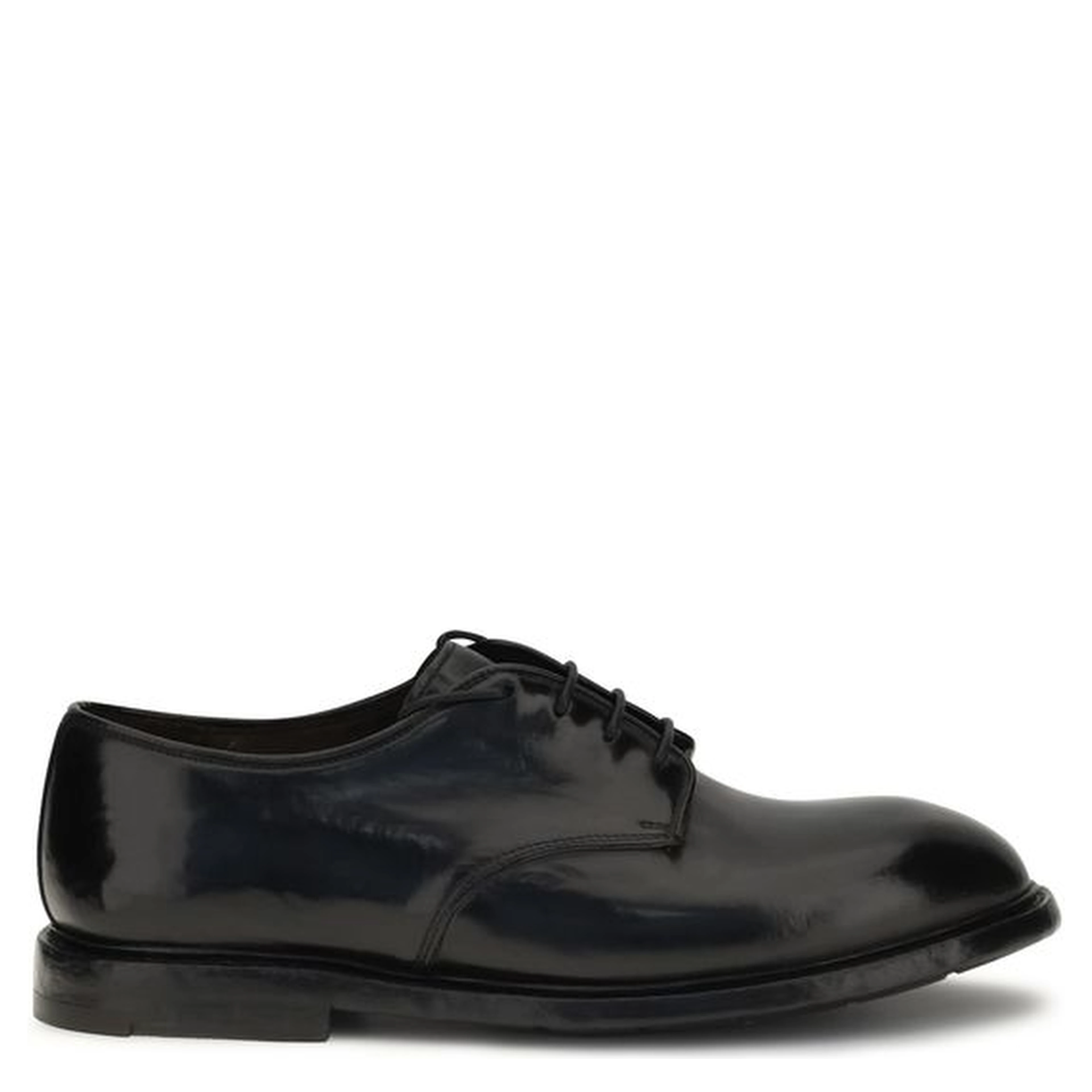 Black Calf Leather Bos Taurus Oxfords And Derbies