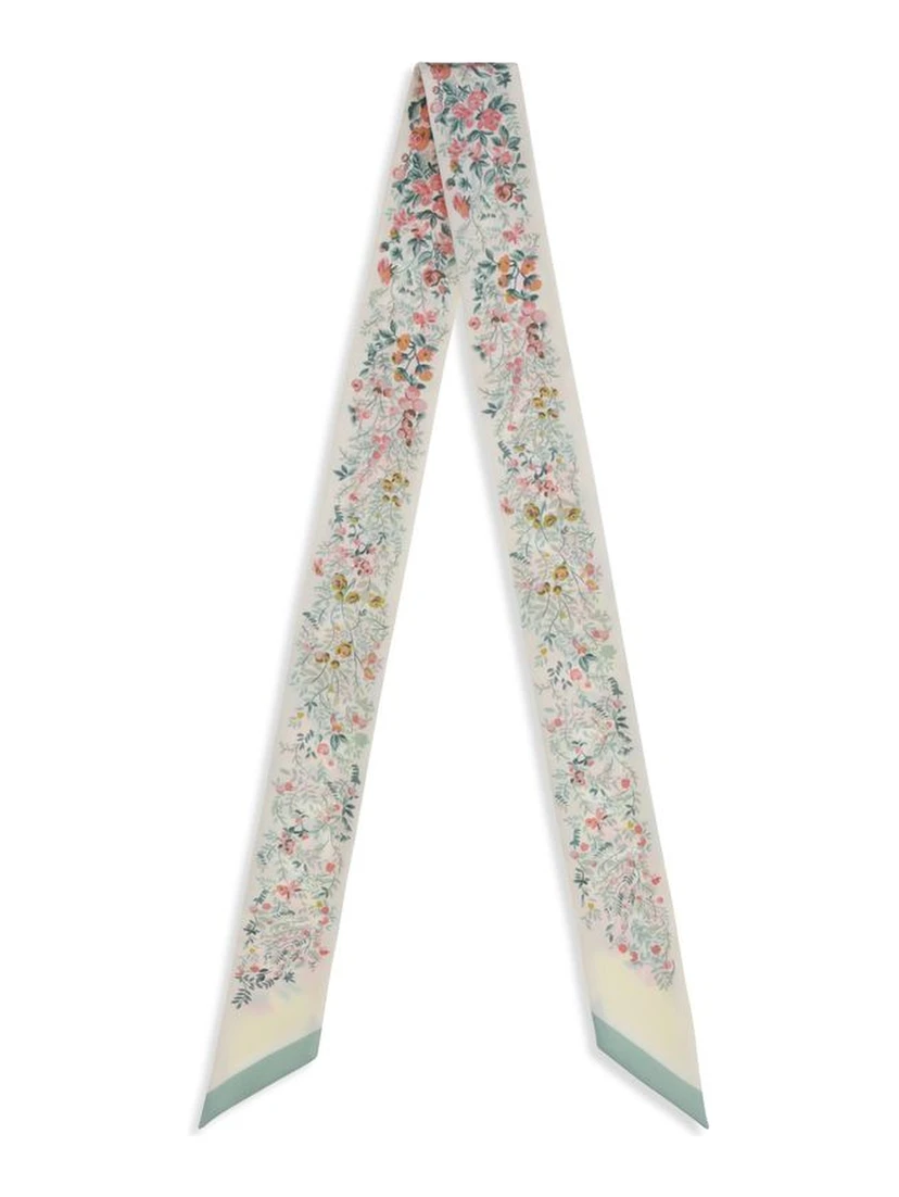 Multicolor Silk Scarf