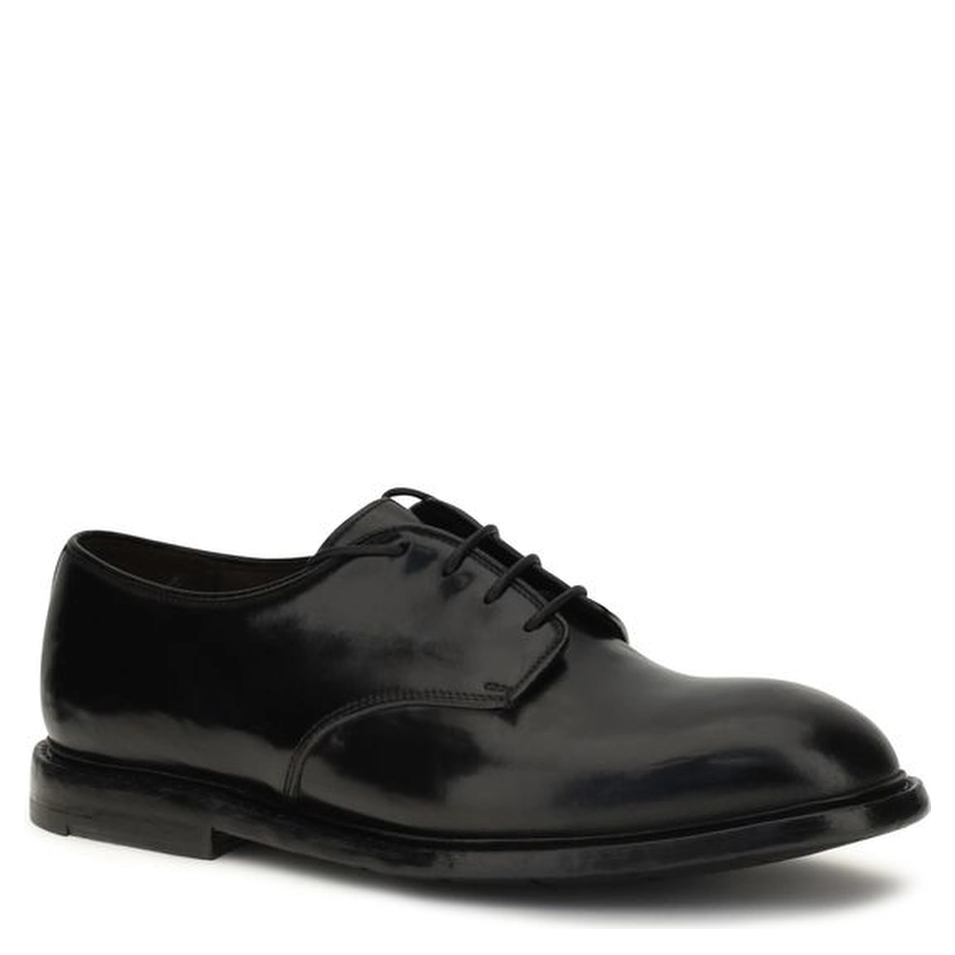 Black Calf Leather Bos Taurus Oxfords And Derbies