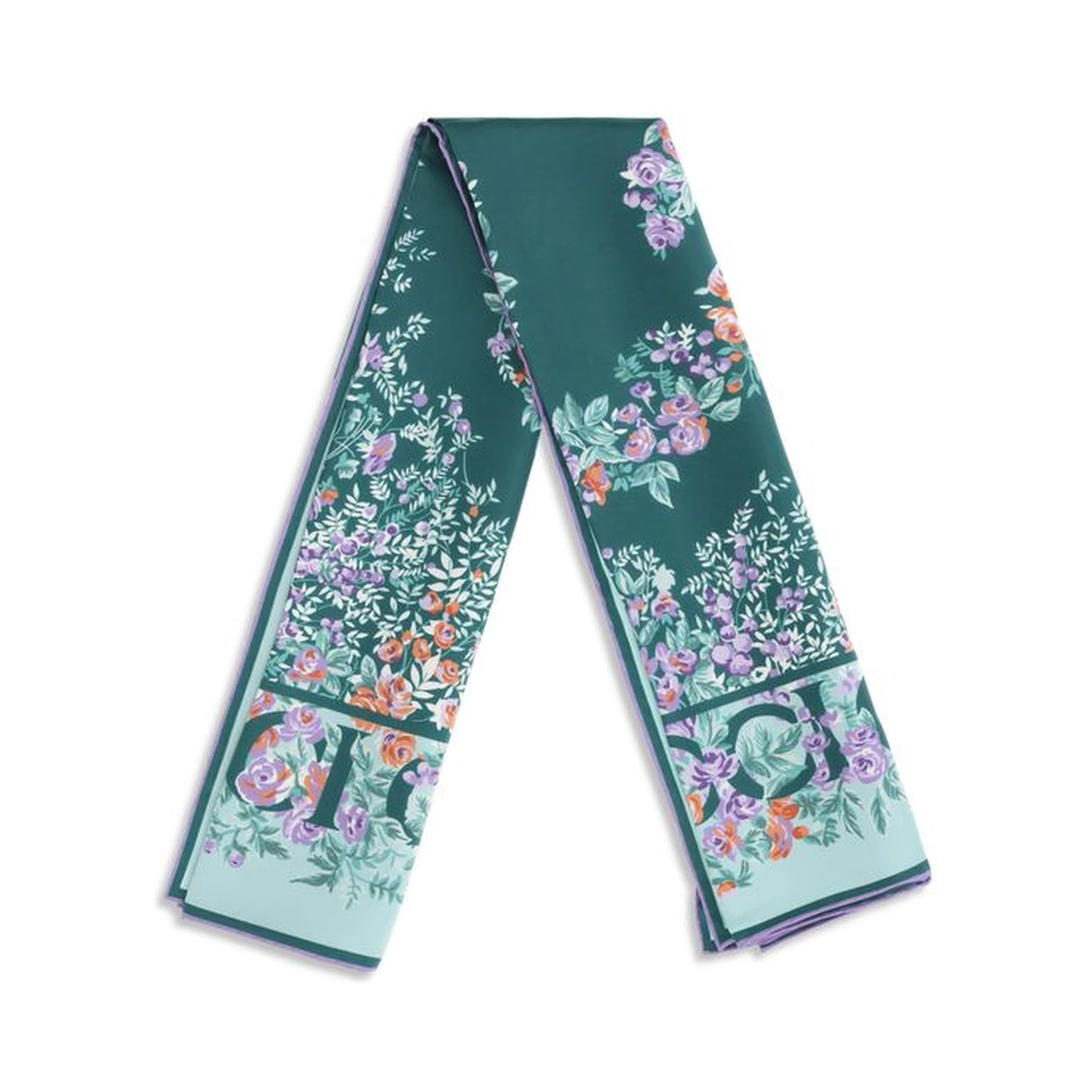 Multicolor Silk Scarf