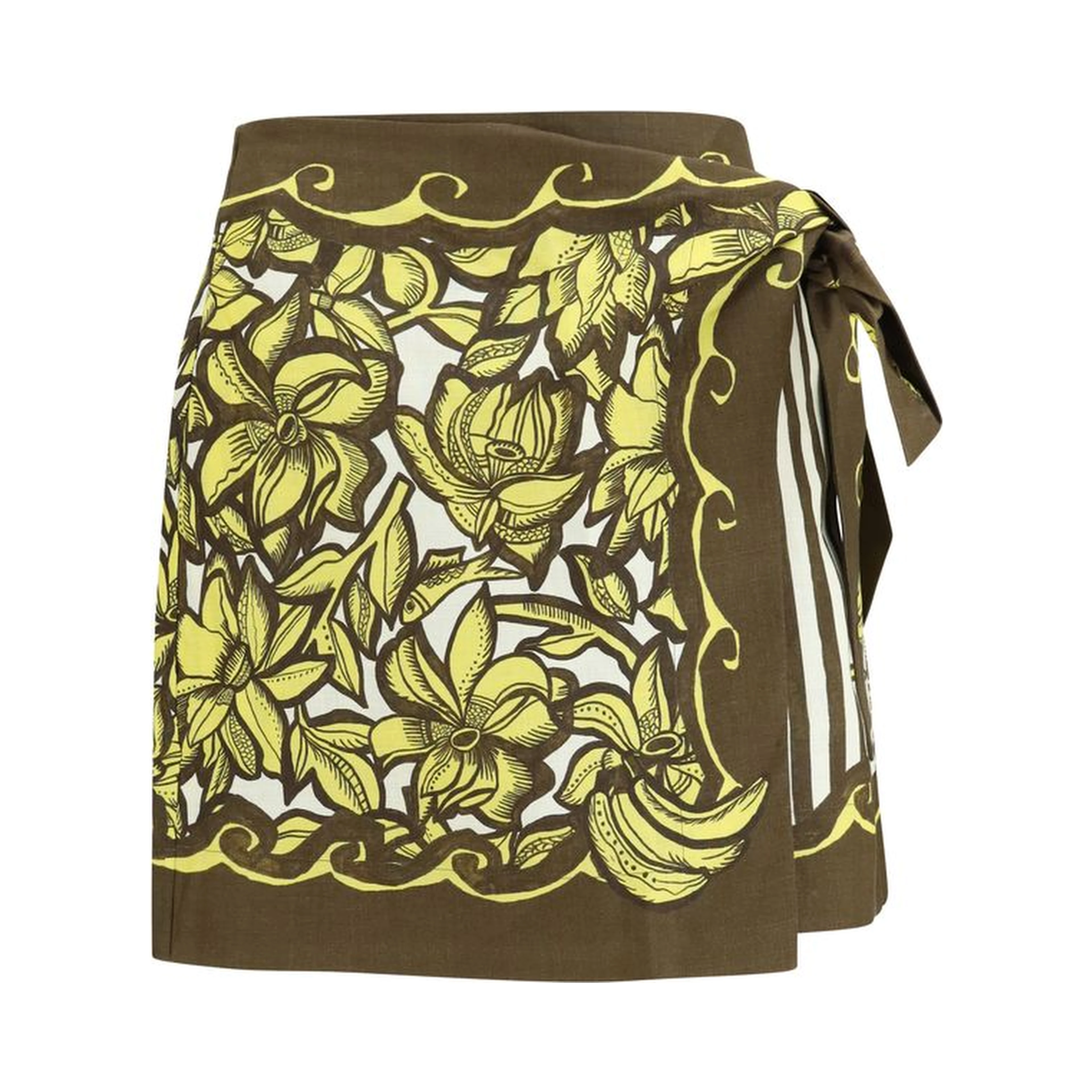 Multicolor Hemp Mini Skirt