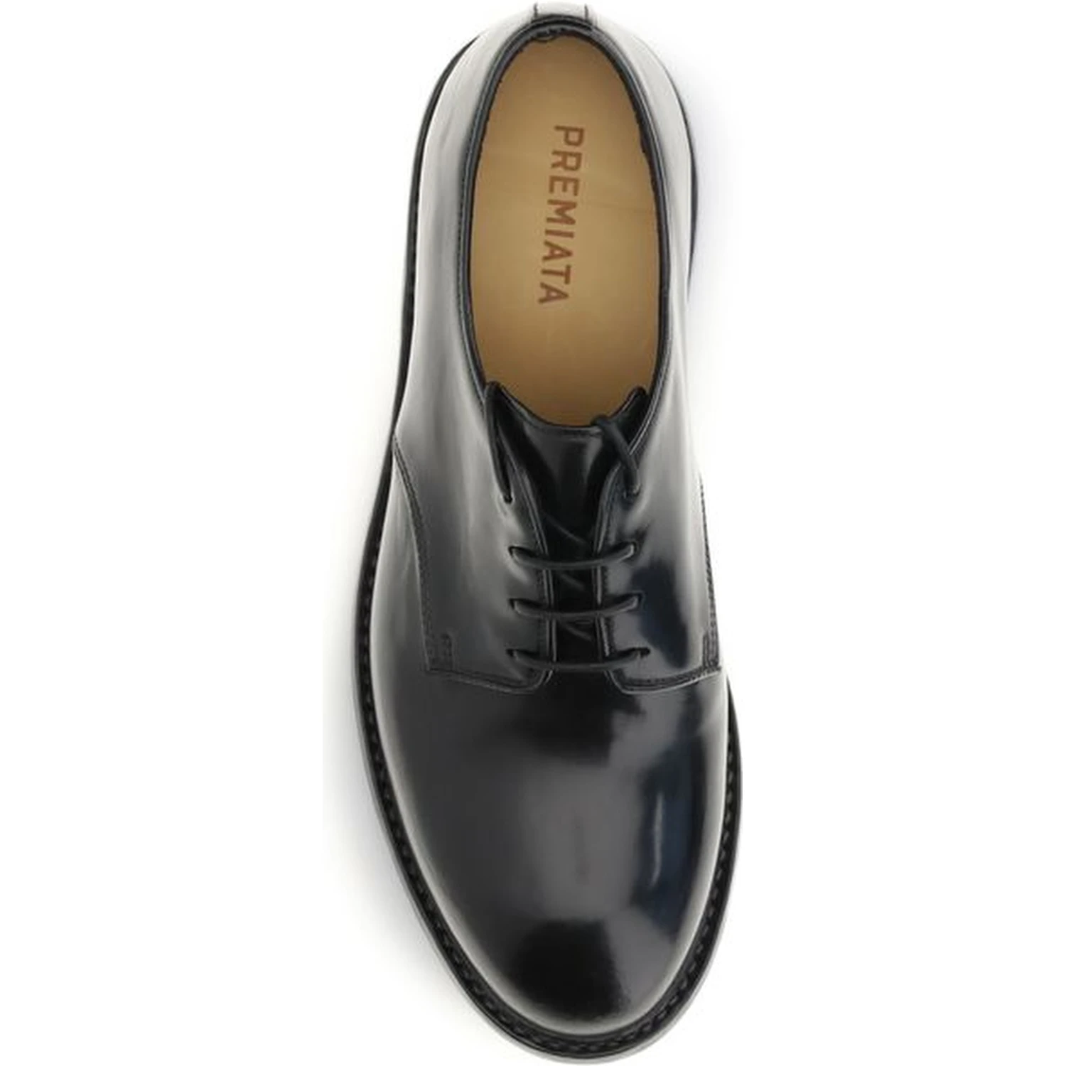 Black Calf Leather Bos Taurus Oxfords And Derbies