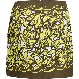 Multicolor Hemp Mini Skirt