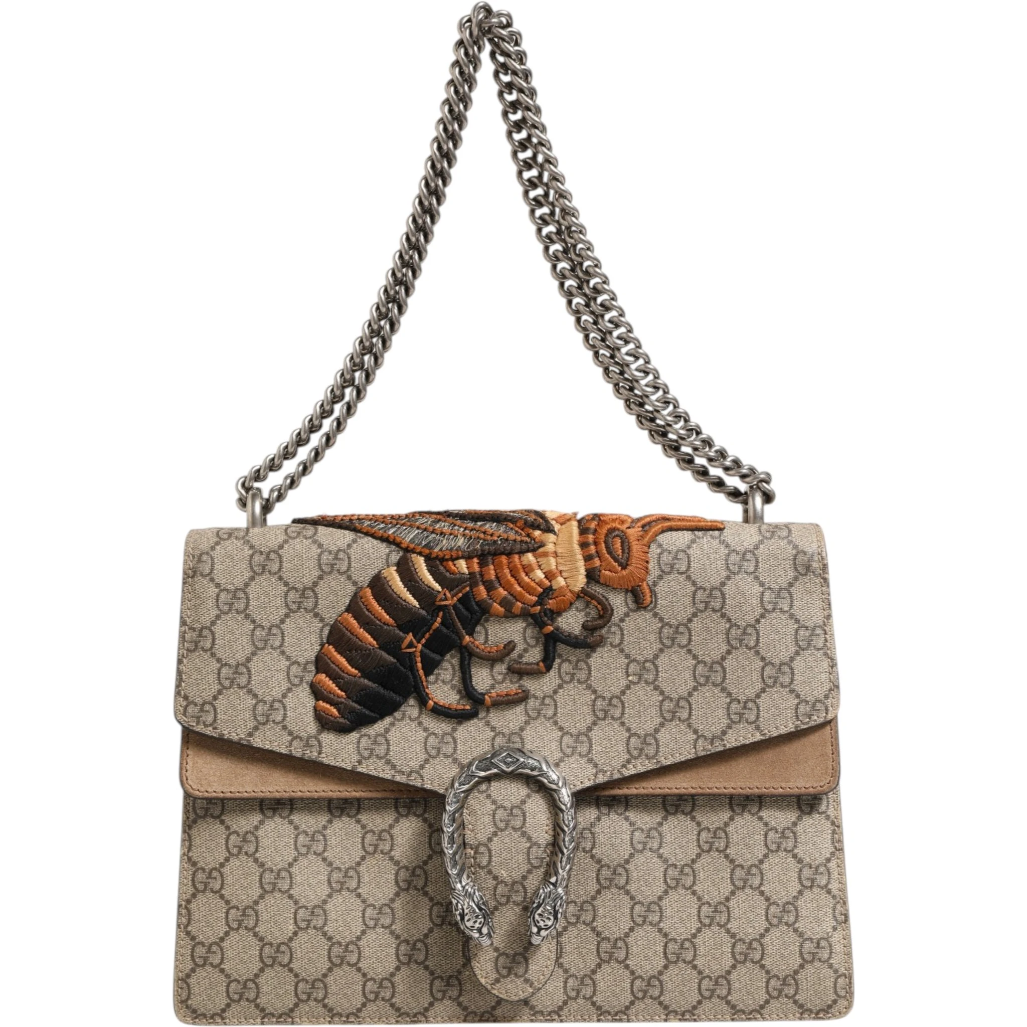 Supreme Monogram Bee Embroidered Shoulder Bag
