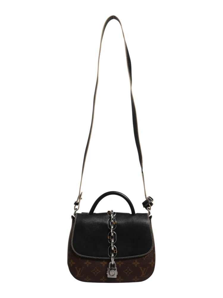Calfskin Monogram Chain It Bag PM Black