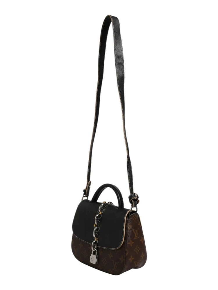 Calfskin Monogram Chain It Bag PM Black alternative
