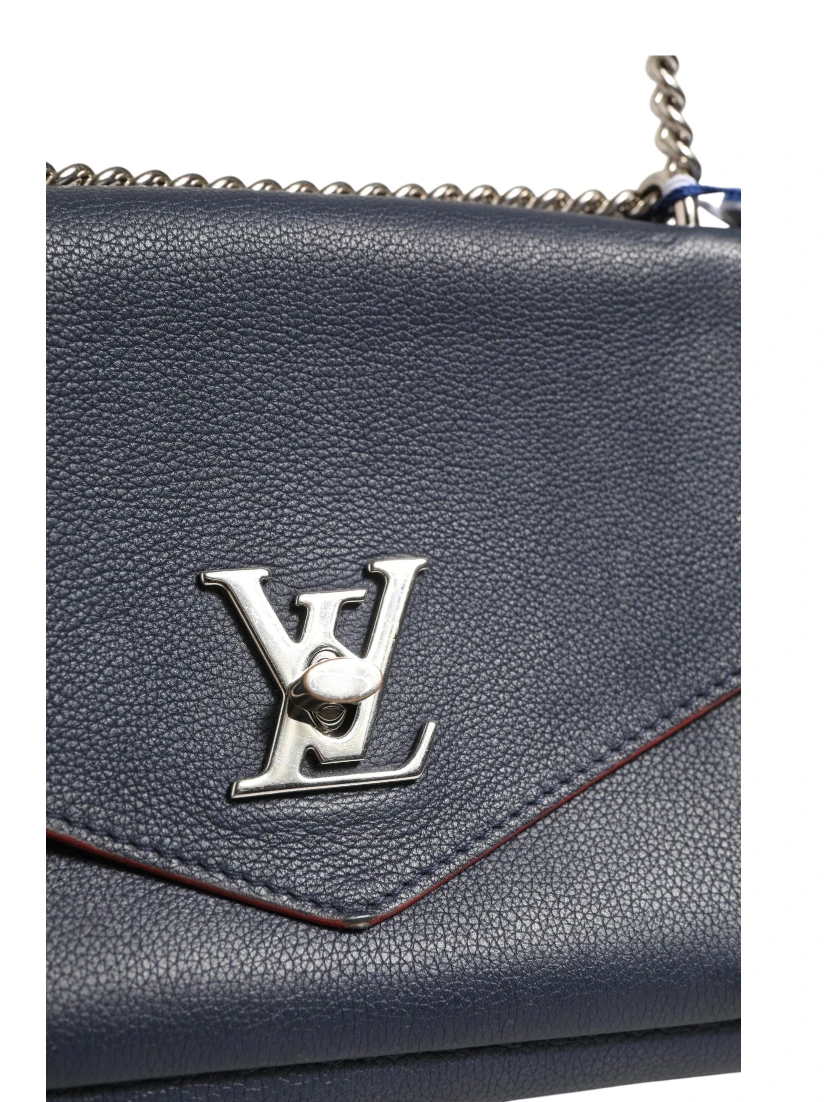 Mylockme Leather Chain Shoulder Bag