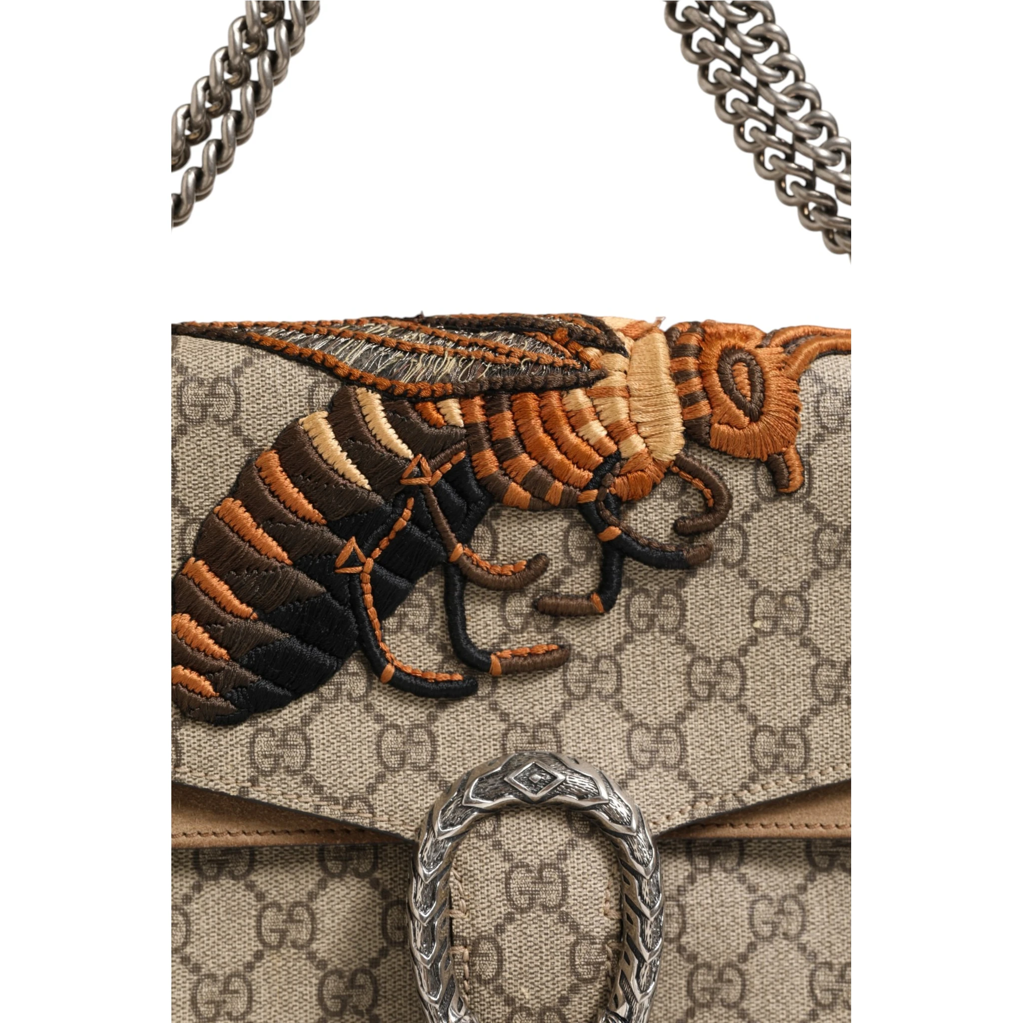 Supreme Monogram Bee Embroidered Shoulder Bag
