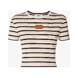Striped cropped top
