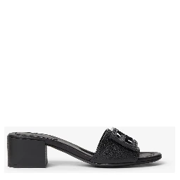 "Baguette 45 mm" heeled slides