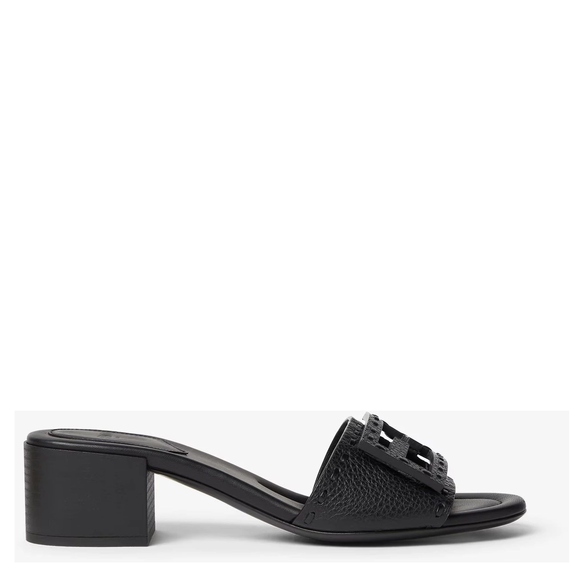 "Baguette 45 mm" heeled slides