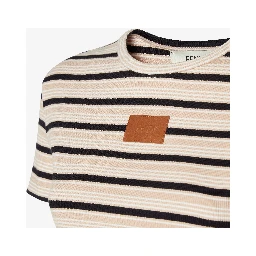 Striped cropped top