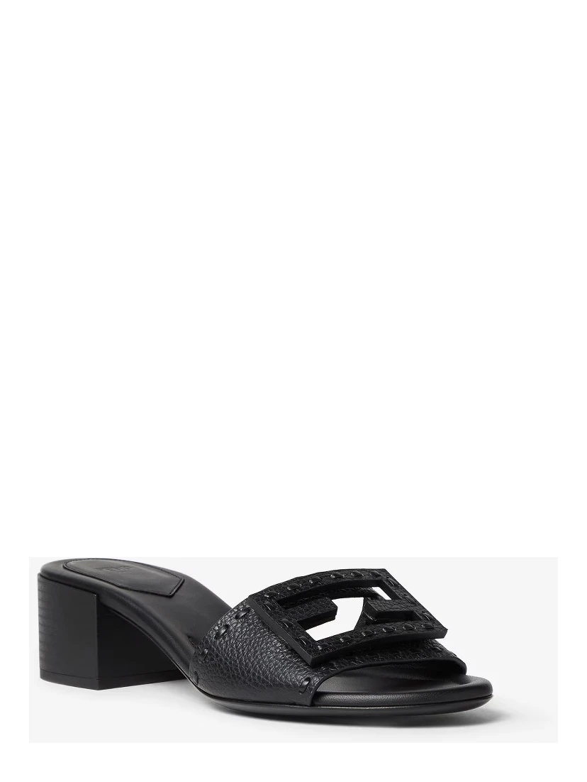"Baguette 45 mm" heeled slides