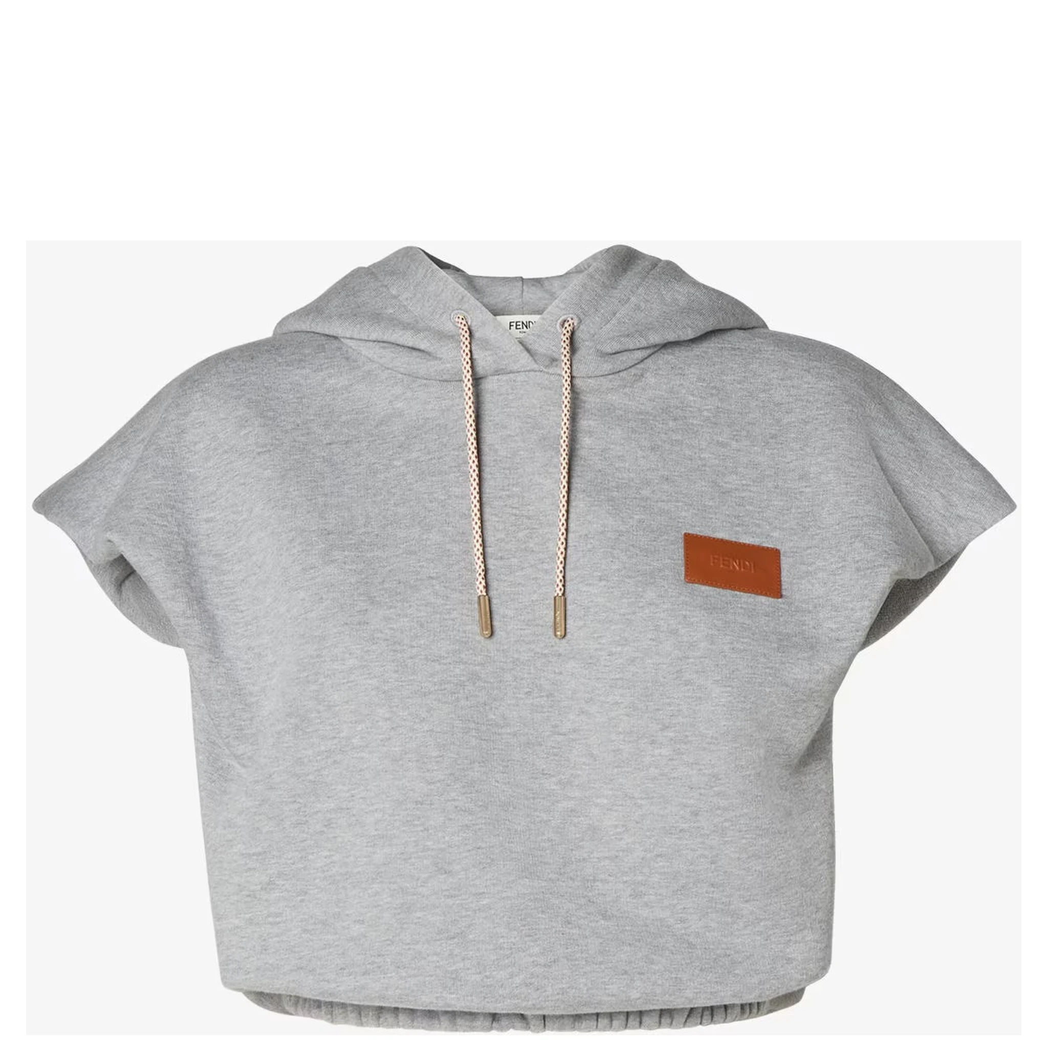Jersey sweatshirt in cropped fit