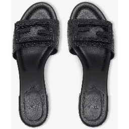 "Baguette 45 mm" heeled slides