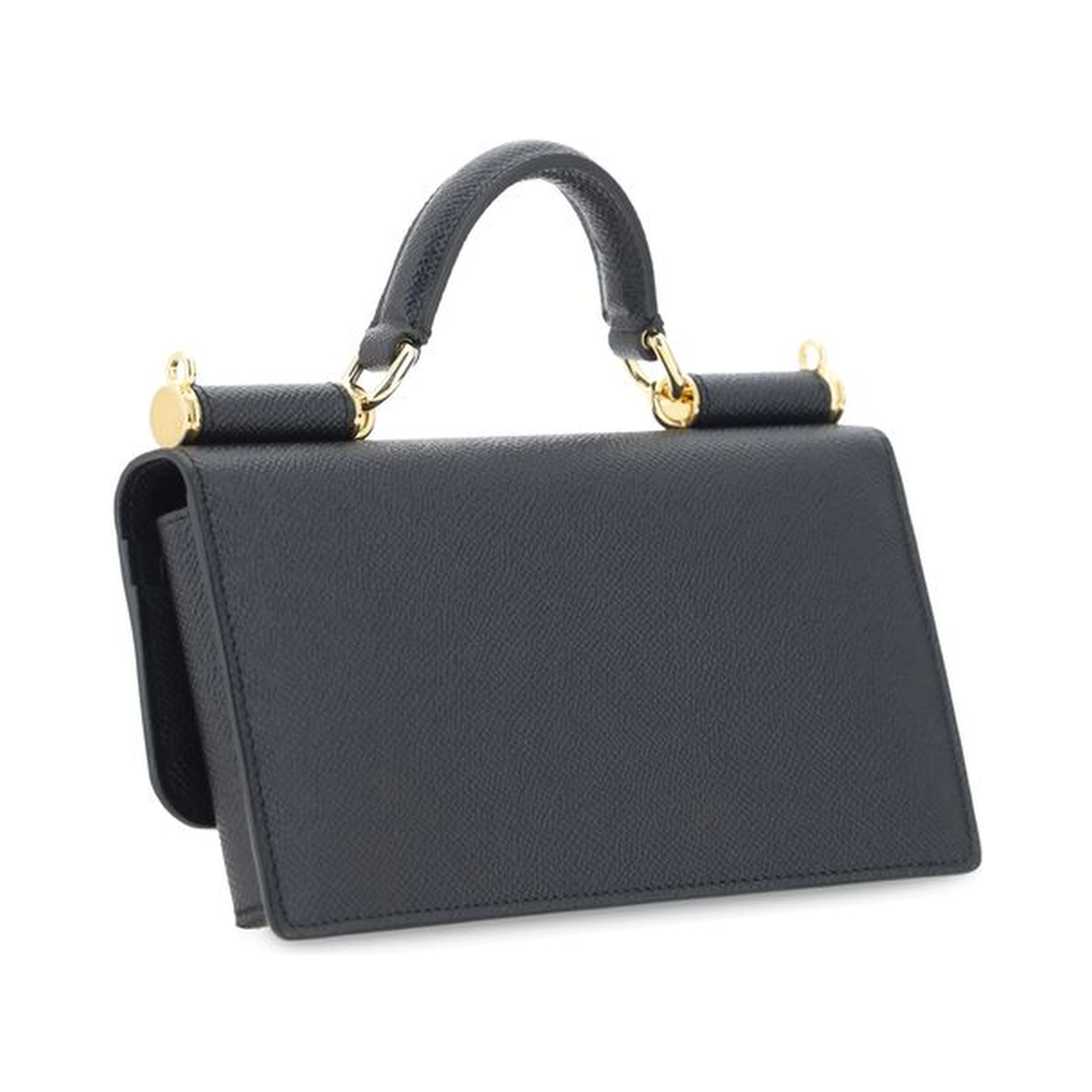 Black Calf Leather Bos Taurus Shoulder Bag