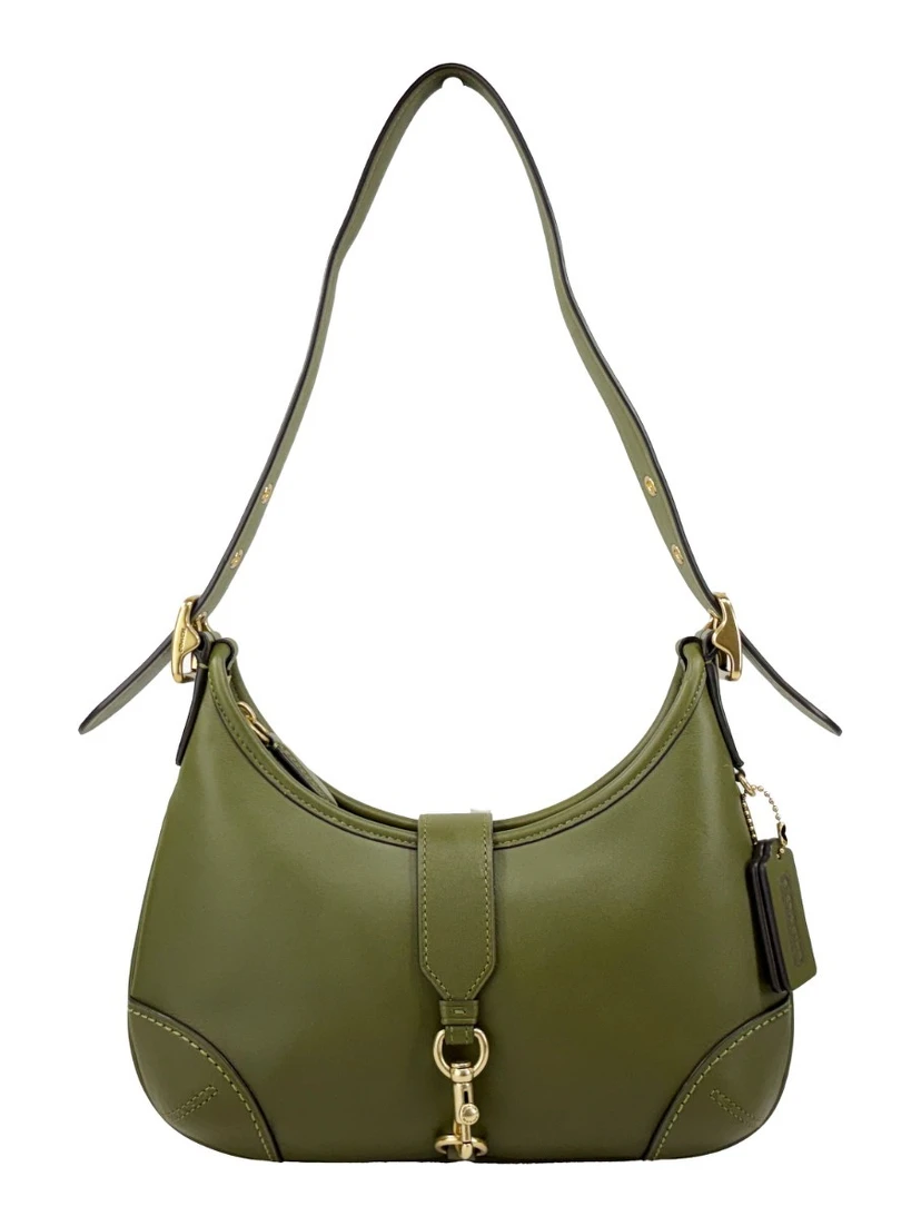 Coach Hamptons Leather Hobo Shoulder Bag