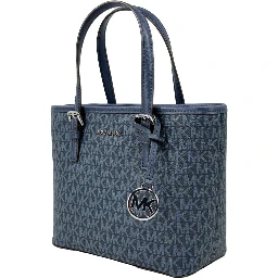 Michael Kors Navy Signature XS Carryall Tote Bag