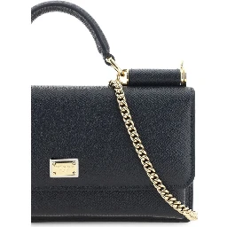 Black Calf Leather Bos Taurus Shoulder Bag