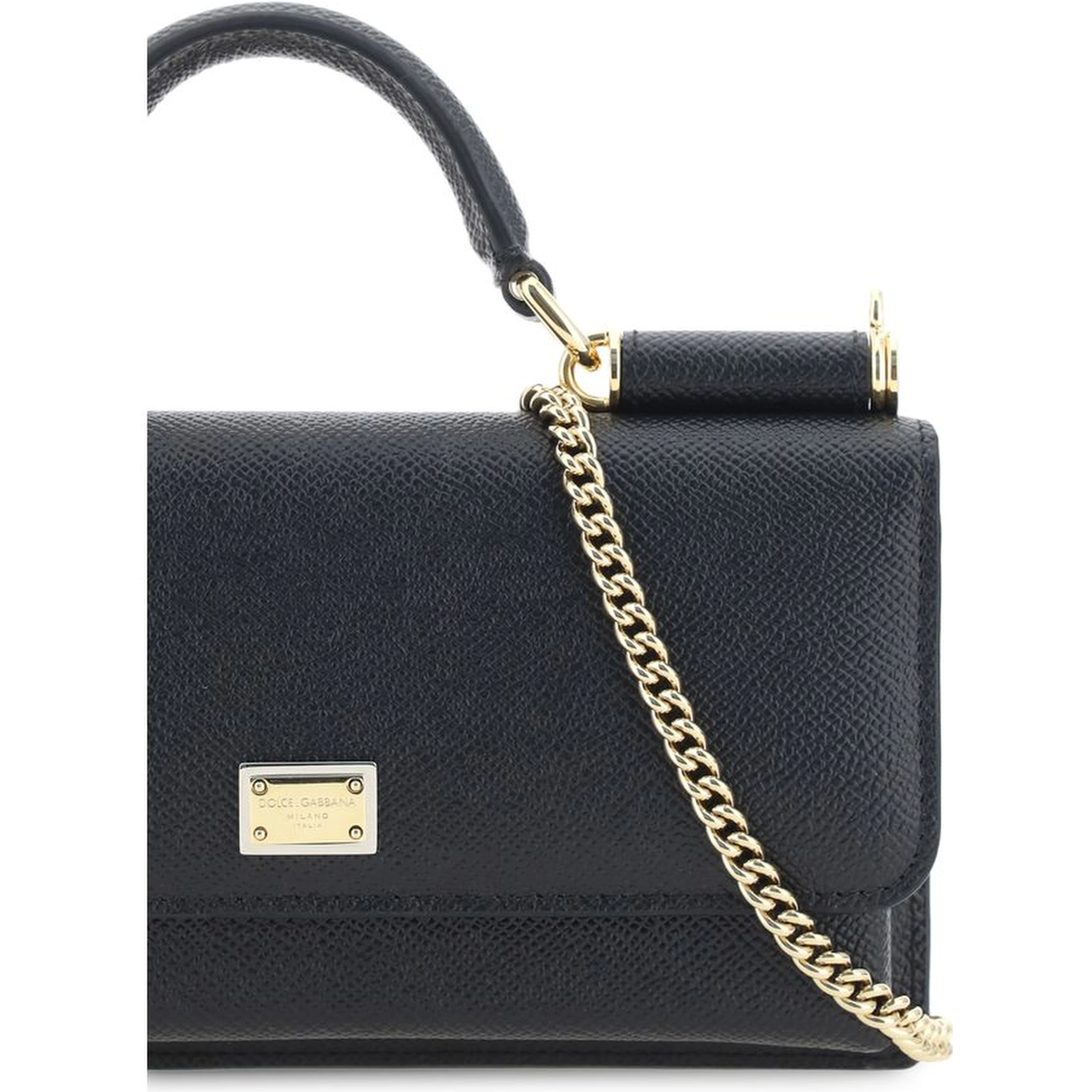 Black Calf Leather Bos Taurus Shoulder Bag