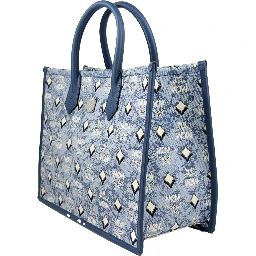 MCM Aren Munchen Denim Tote Bag