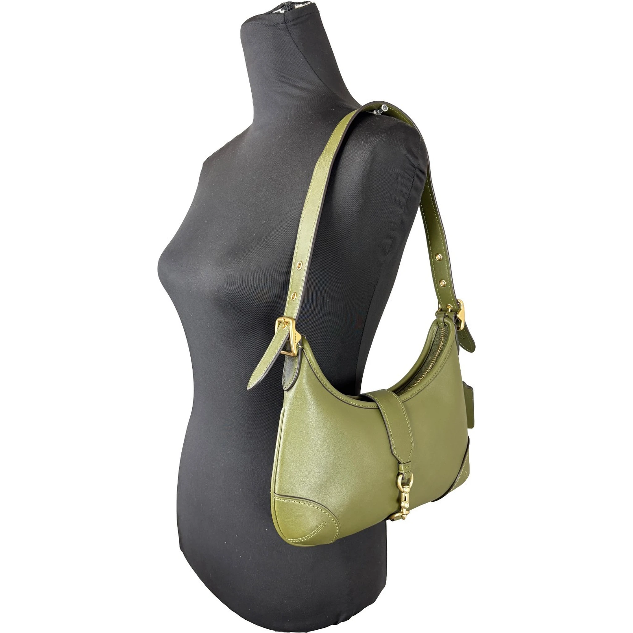 Coach Hamptons Leather Hobo Shoulder Bag