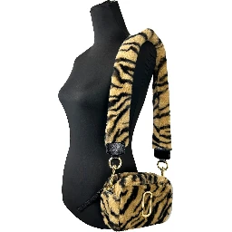 Marc Jacobs The Snapshot Tiger Fur Crossbody Bag