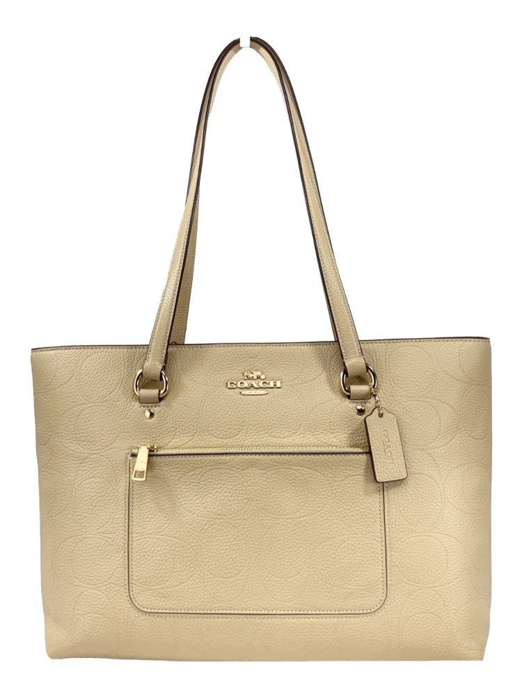 Coach Leather Station Bag Shoulder Tote