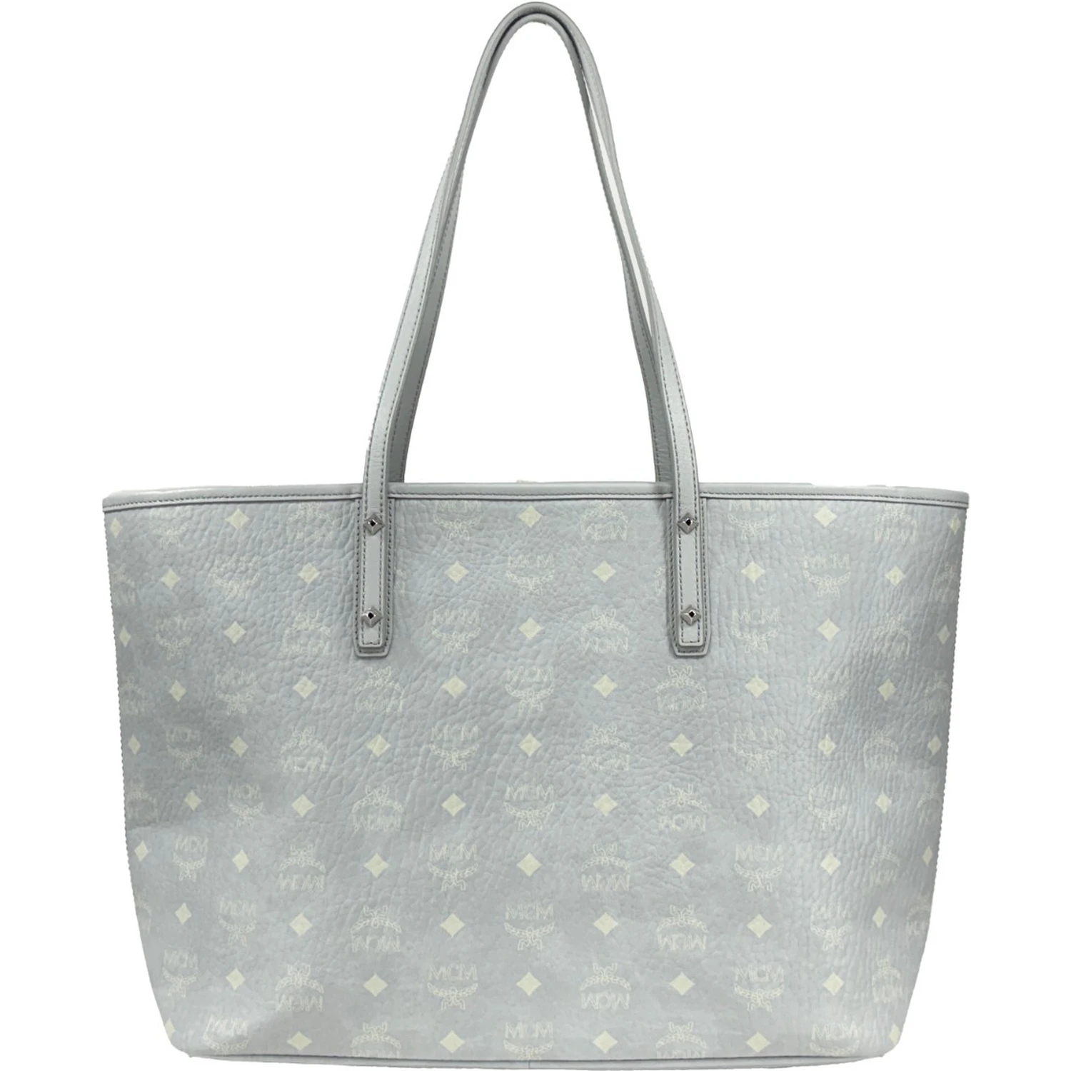 MCM Aren Leather Shoulder Tote Bag