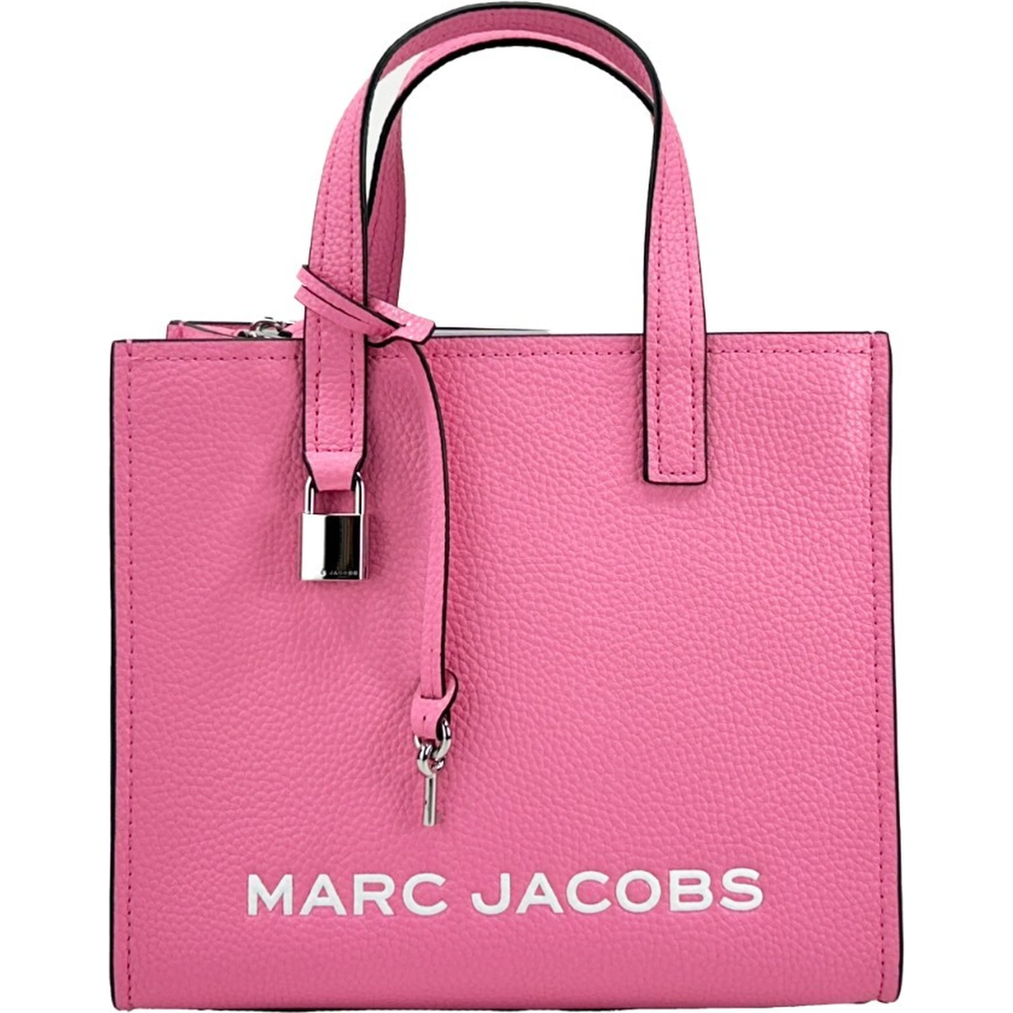 Marc Jacobs Mini Grind Pink Leather Crossbody Bag Purse