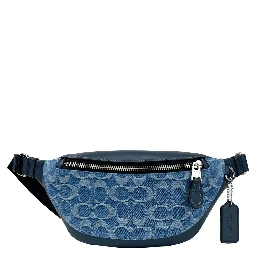 Coach Warren Mini Signature Denim Fanny Belt Bag