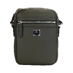 MCM Visetos Leather Camera Crossbody Bag