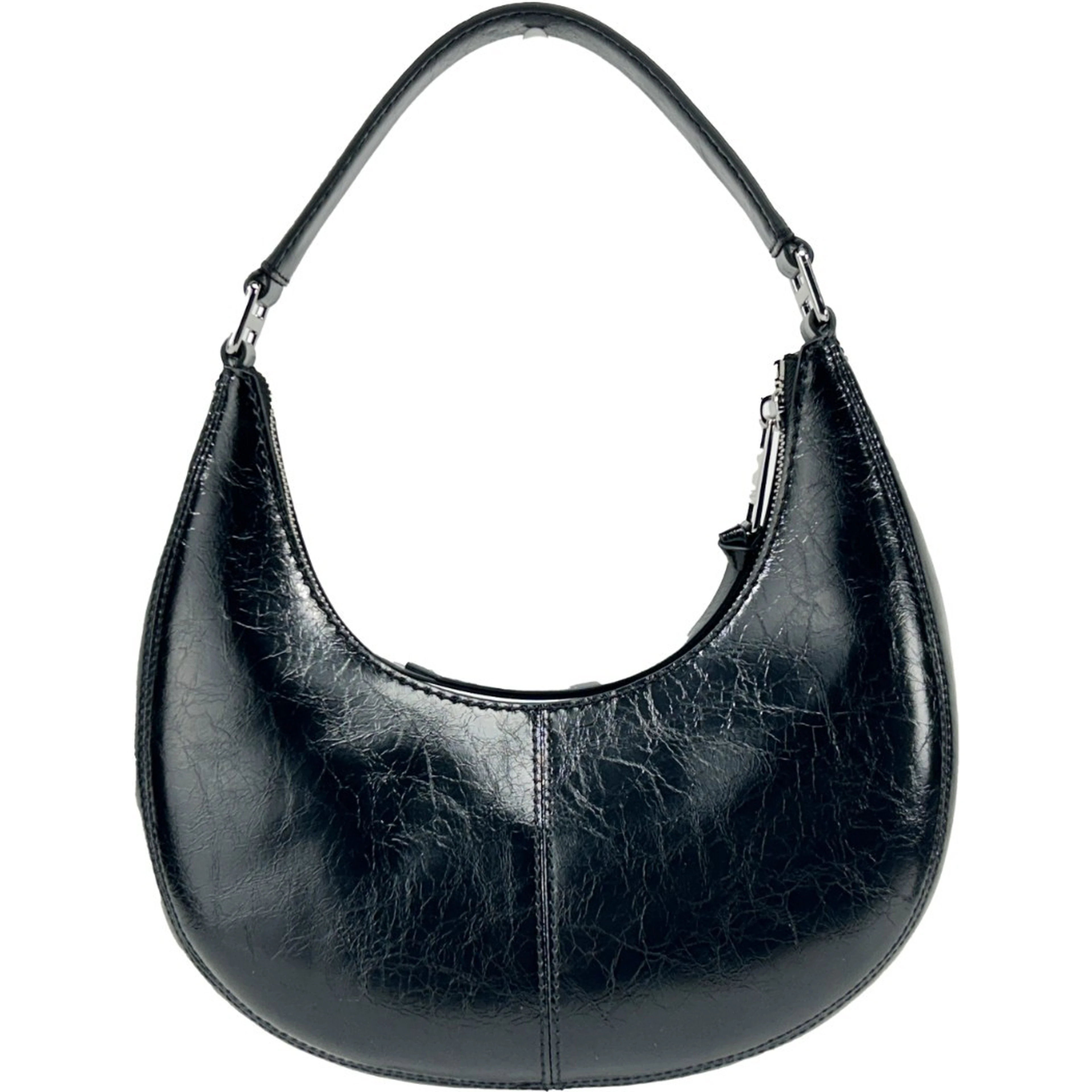 Marc Jacobs Cruiser Small Crescent Crinkle Leather Bag
