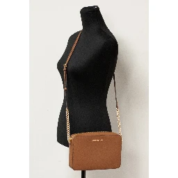 Michael Kors Women'S Zipper Closure Saffiano Leather Crossbody Bag