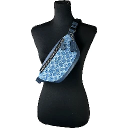 Coach Warren Mini Signature Denim Fanny Belt Bag