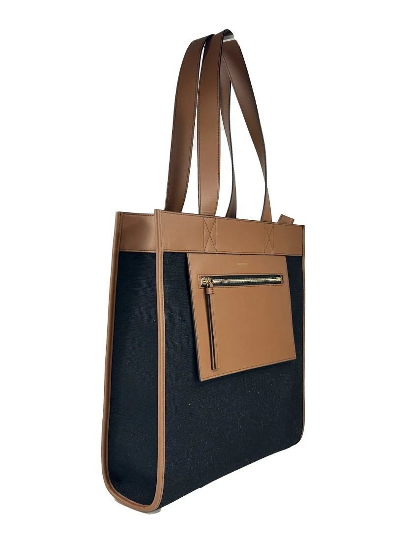 Burberry Small Pocket Tote Manzon Bag Purse