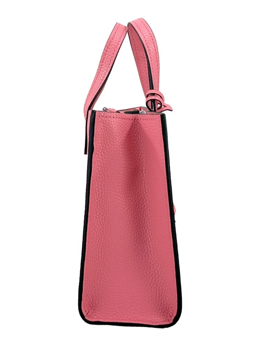 Marc Jacobs Mini Grind Pink Leather Crossbody Bag Purse
