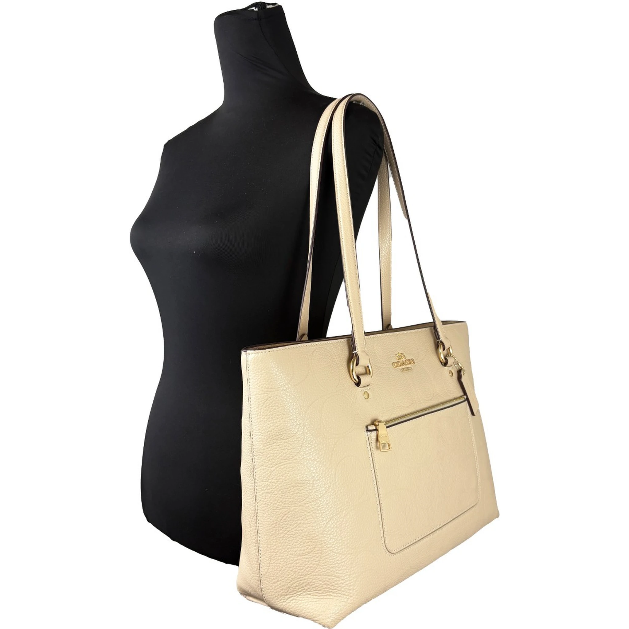 Coach Leather Station Bag Shoulder Tote