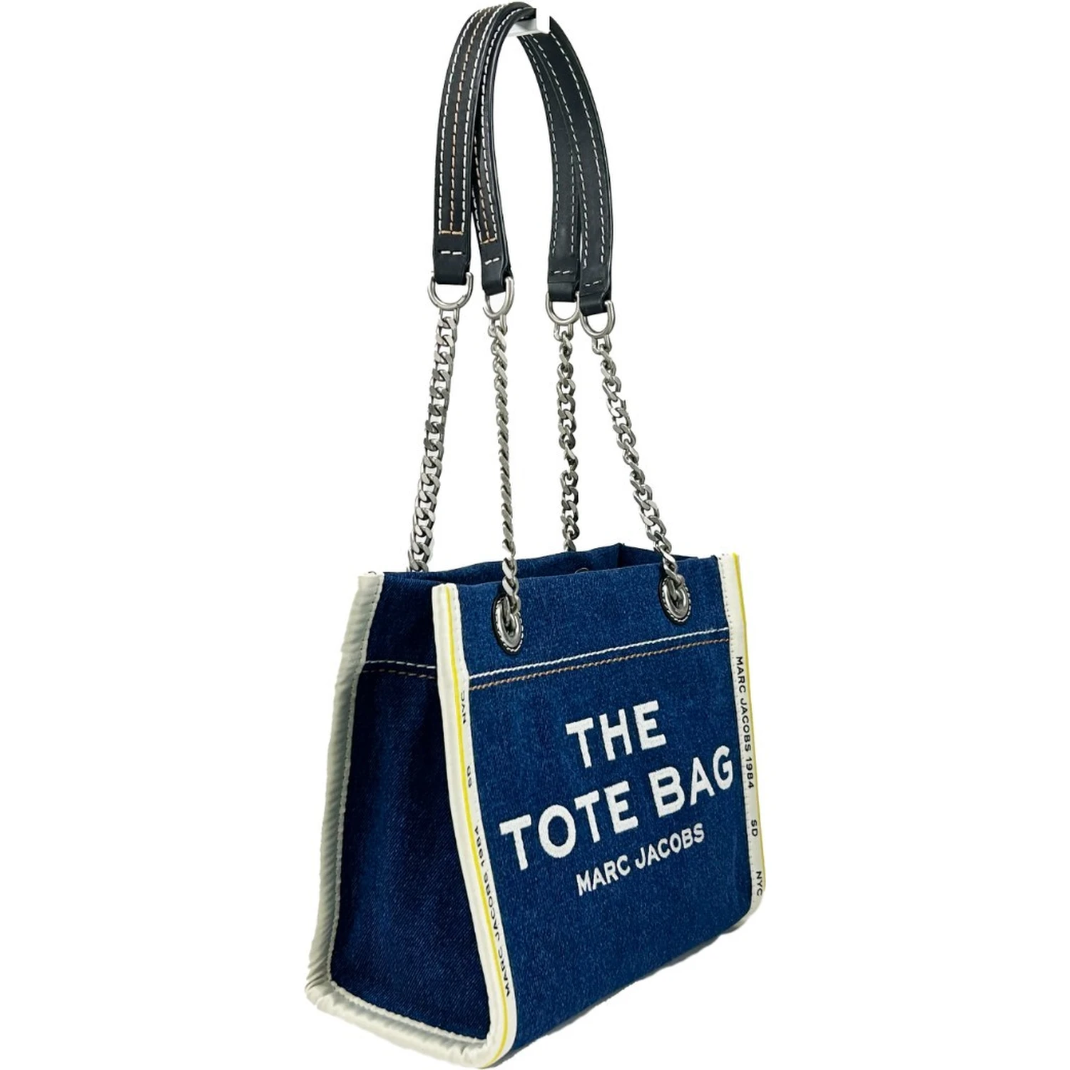 Marc Jacobs Denim Chain Small The Tote Bag