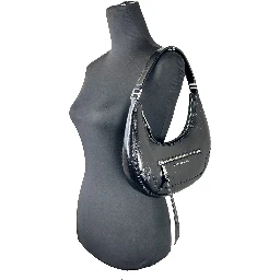 Marc Jacobs Cruiser Small Crescent Crinkle Leather Bag