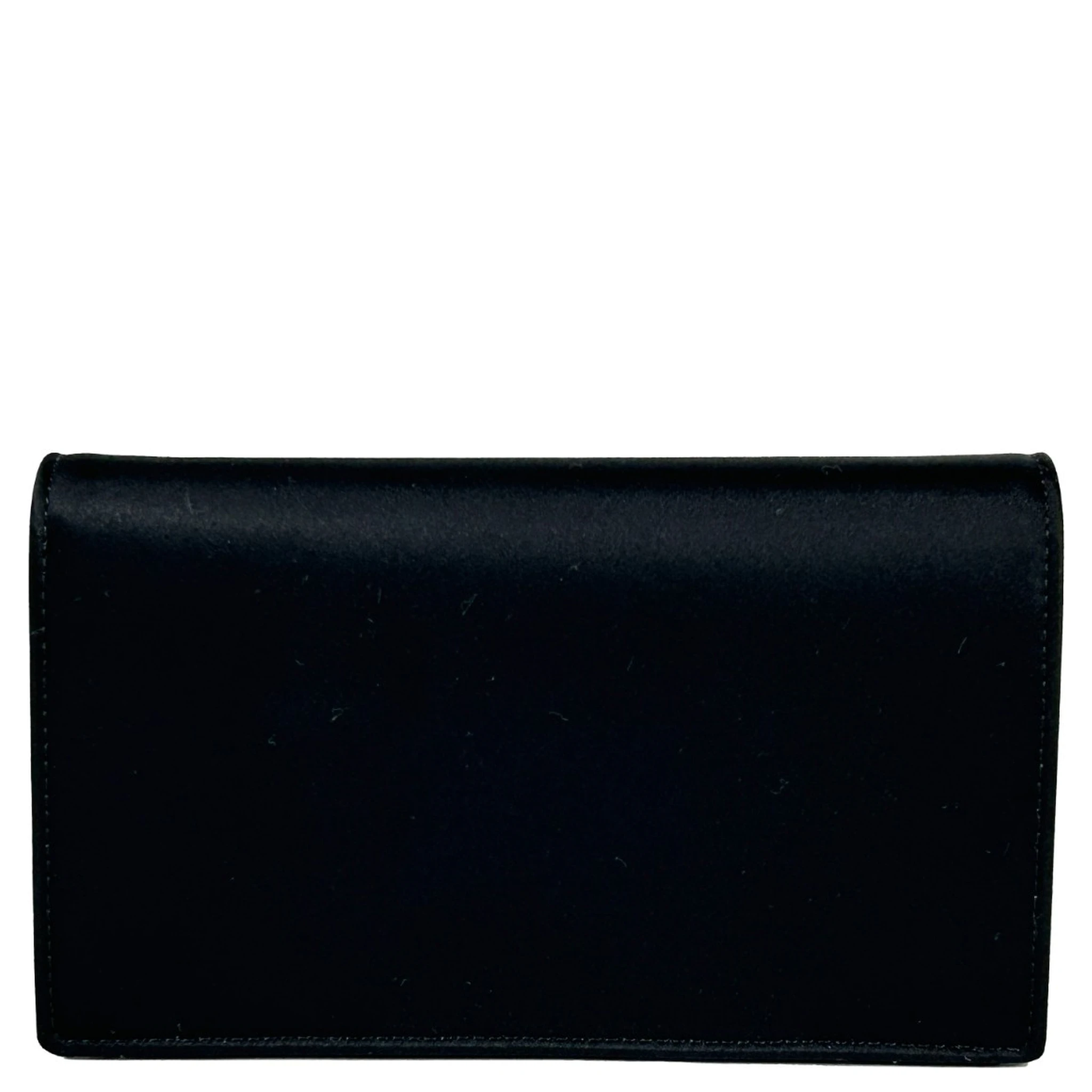 Versace Mini Chain Black Crossbody Wallet Bag