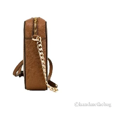 Michael Kors Women'S Zipper Closure Saffiano Leather Crossbody Bag