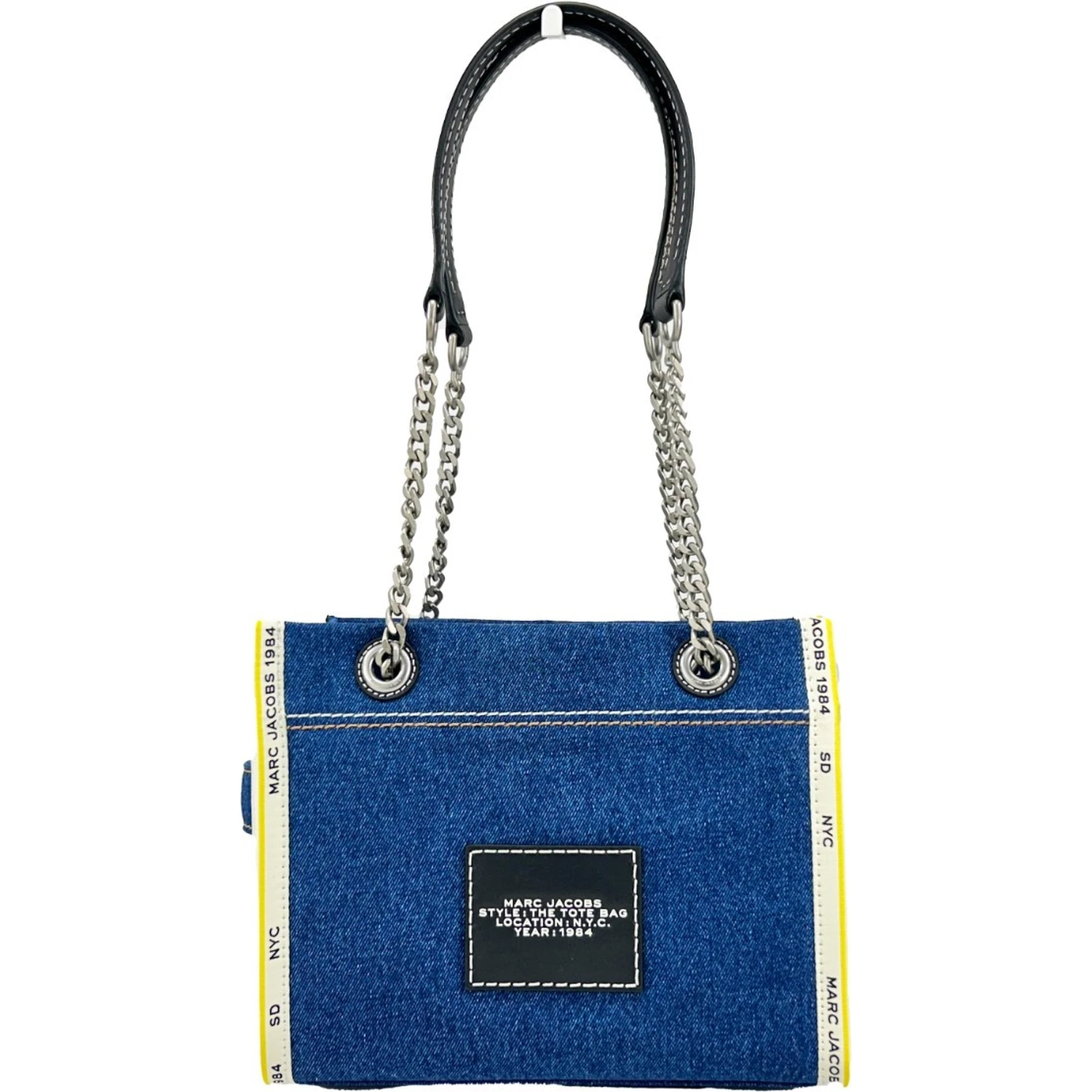Marc Jacobs Denim Chain Small The Tote Bag