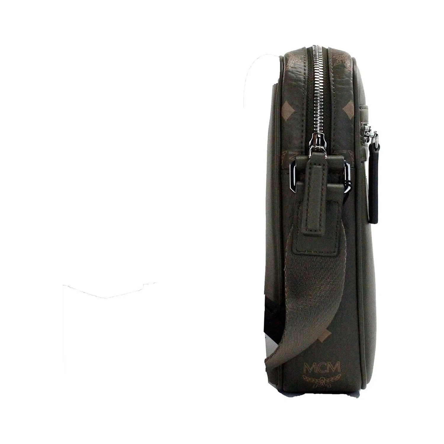 MCM Visetos Leather Camera Crossbody Bag